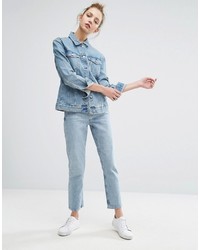 Женская голубая джинсовая куртка от Weekday