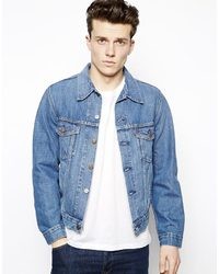 Мужская голубая джинсовая куртка от Levi's