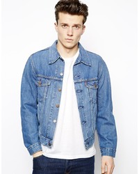 Мужская голубая джинсовая куртка от Levis Vintage
