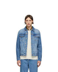 Мужская голубая джинсовая куртка от Loewe
