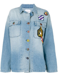 Женская голубая джинсовая куртка от Mira Mikati