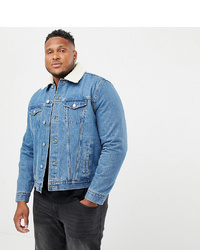 Мужская голубая джинсовая куртка от New Look