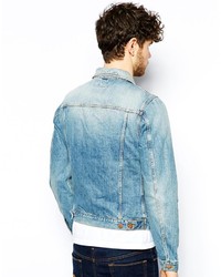 Мужская голубая джинсовая куртка от Nudie Jeans