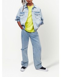 Мужская голубая джинсовая куртка от KARL LAGERFELD JEANS