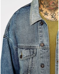 Мужская голубая джинсовая куртка от Asos
