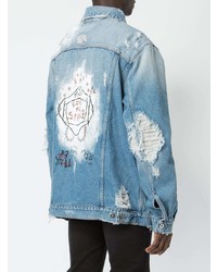 Мужская голубая джинсовая куртка от Mjb