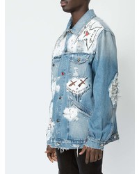 Мужская голубая джинсовая куртка от Mjb