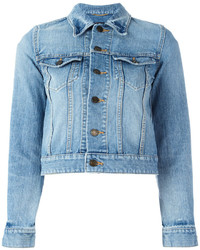Женская голубая джинсовая куртка от Saint Laurent