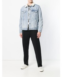 Мужская голубая джинсовая куртка от Levi's