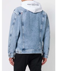 Мужская голубая джинсовая куртка от Diesel