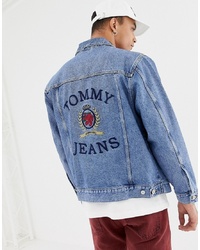 Мужская голубая джинсовая куртка от Tommy Jeans