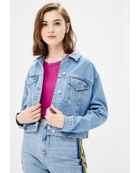 Женская голубая джинсовая куртка от Topshop