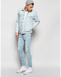 Мужская голубая джинсовая куртка от WÅVEN
