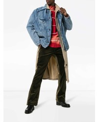 Мужская голубая джинсовая куртка от Y/Project