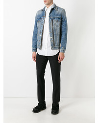 Мужская голубая джинсовая куртка от R13