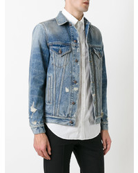 Мужская голубая джинсовая куртка от R13