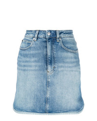 Голубая джинсовая мини-юбка от Calvin Klein Jeans