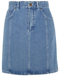 Голубая джинсовая мини-юбка от Chloé