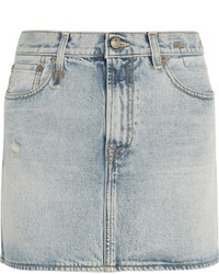 Голубая джинсовая мини-юбка от R 13