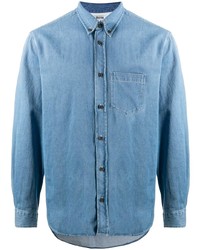 Мужская голубая джинсовая рубашка от Acne Studios