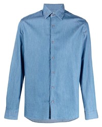 Мужская голубая джинсовая рубашка от Altea