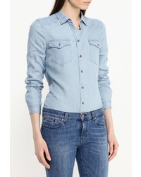 Женская голубая джинсовая рубашка от BOSS ORANGE