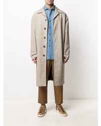 Мужская голубая джинсовая рубашка от Orian