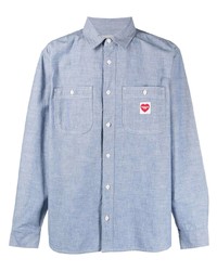 Мужская голубая джинсовая рубашка от Carhartt WIP
