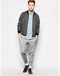 Мужская голубая джинсовая рубашка от Selected