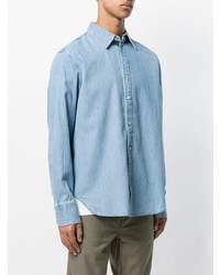 Мужская голубая джинсовая рубашка от rag & bone