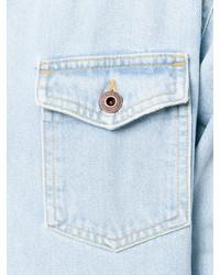 Мужская голубая джинсовая рубашка от Off-White