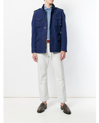 Мужская голубая джинсовая рубашка от Lardini