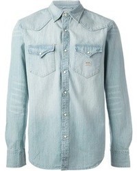 Мужская голубая джинсовая рубашка от Denim & Supply Ralph Lauren