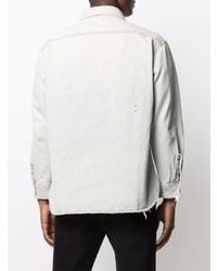 Мужская голубая джинсовая рубашка от PRPS