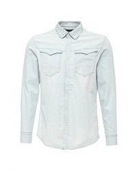 Мужская голубая джинсовая рубашка от G Star