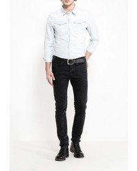 Мужская голубая джинсовая рубашка от G Star