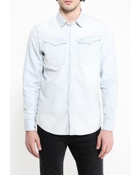 Мужская голубая джинсовая рубашка от G Star