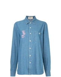 Женская голубая джинсовая рубашка от G.V.G.V.Flat