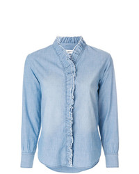 Женская голубая джинсовая рубашка от Isabel Marant Etoile