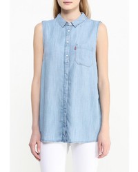 Женская голубая джинсовая рубашка от Levi's