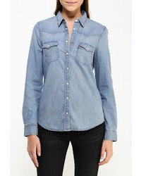 Женская голубая джинсовая рубашка от Levi's