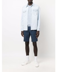 Мужская голубая джинсовая рубашка от Eleventy
