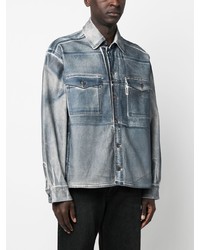 Мужская голубая джинсовая рубашка от Ottolinger
