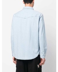 Мужская голубая джинсовая рубашка от Levi's