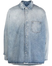 Мужская голубая джинсовая рубашка от Martine Rose