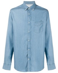 Мужская голубая джинсовая рубашка от Officine Generale