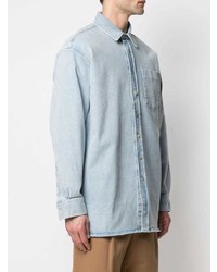 Мужская голубая джинсовая рубашка от Acne Studios