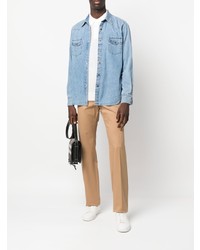 Мужская голубая джинсовая рубашка от Tom Ford