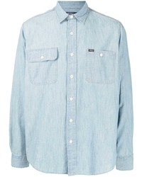 Мужская голубая джинсовая рубашка от Polo Ralph Lauren