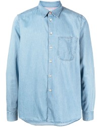 Мужская голубая джинсовая рубашка от PS Paul Smith